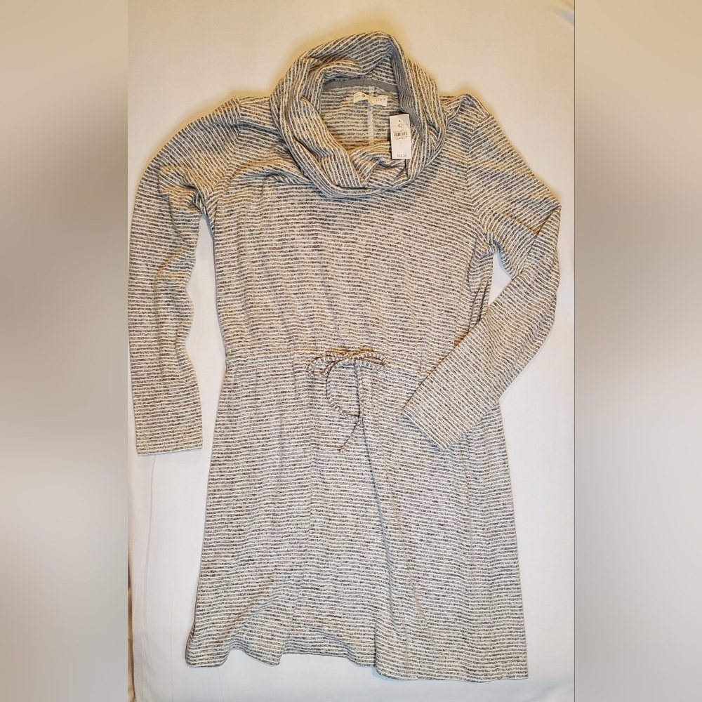 NWT Loft Cowl Neck Sweater Dress Large Lou & Grey